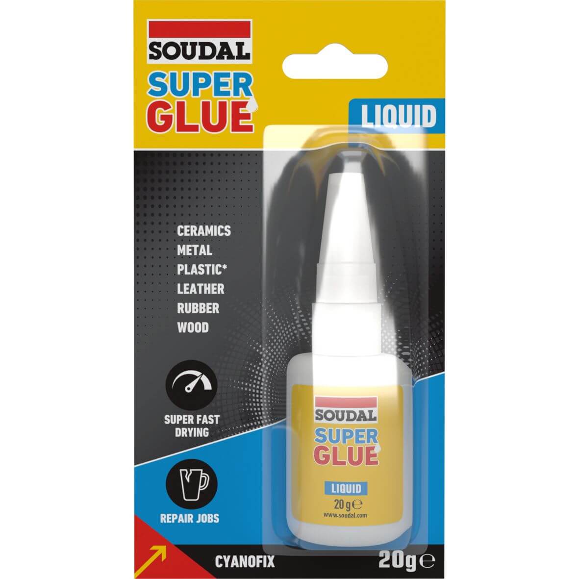 Soudal Sekundenkleber LIQUID, 20g