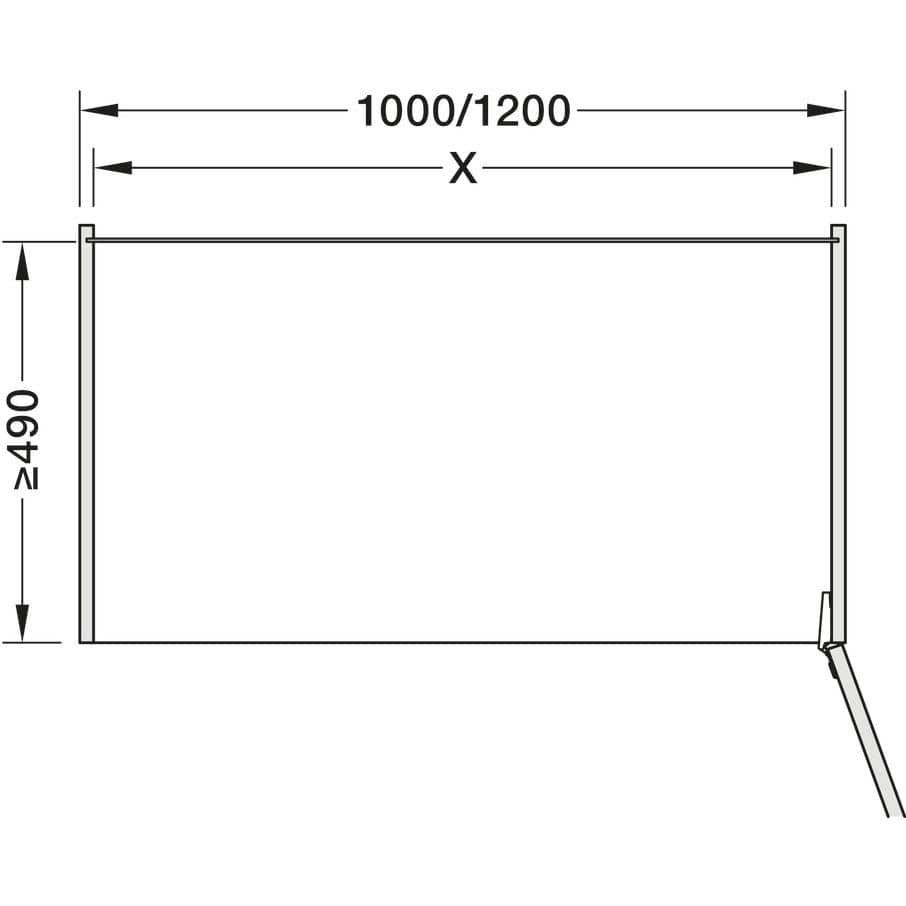 Häfele Hochschrank Innenauszug UTENSIO ST10 PLUS DELUXE PANTRY mit 5 Tablaren und Türregal, Anthrazit 125 kg Korpusbreite 600 mm lichte Korpushöhe ab 1675 mm