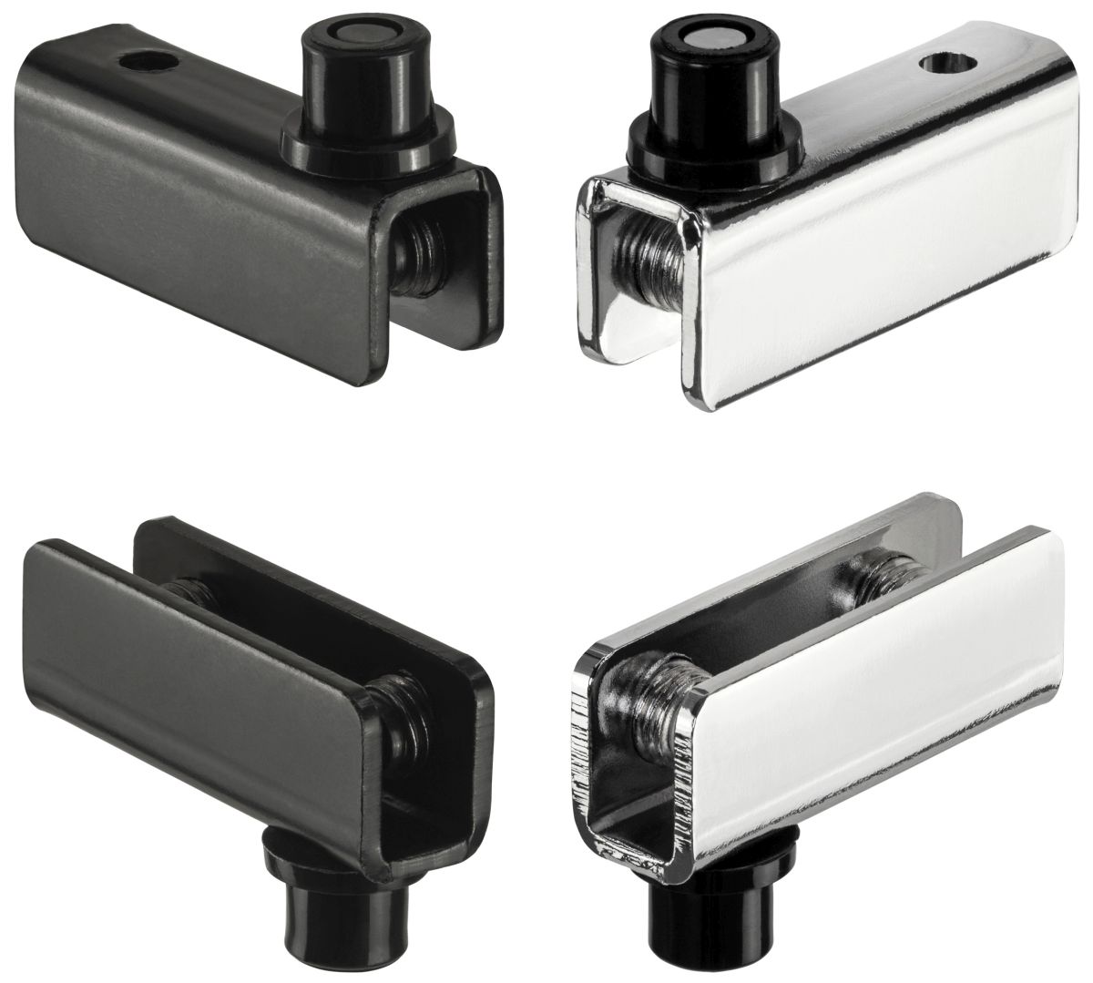 Siso glass door hinge SIMPLE made of metal for glass thickness 4 - 5 mm