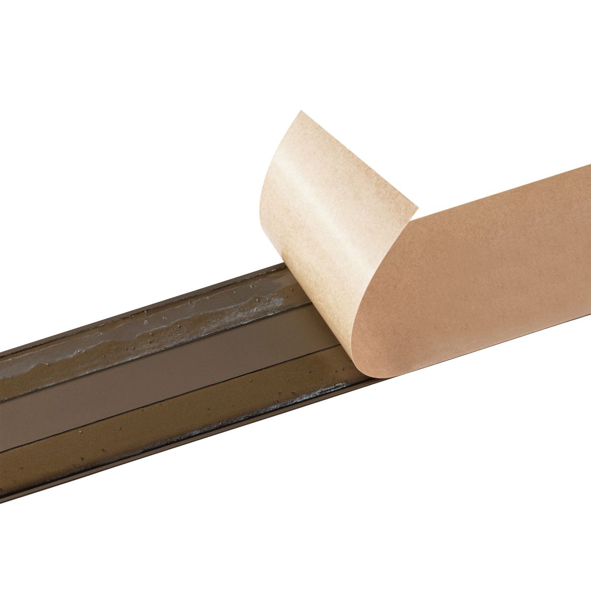 Übergangsprofil Aluminium Flach selbstklebend 37 x 2,5 mm Bronze