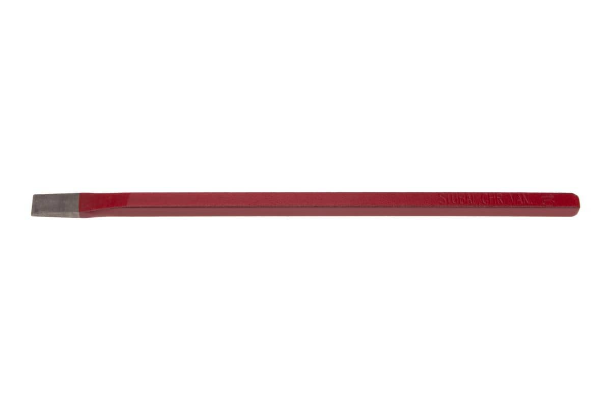 Stubai Rot Flachmeißel Aus Stahl Mit Vierkantschaft, 10 Mm