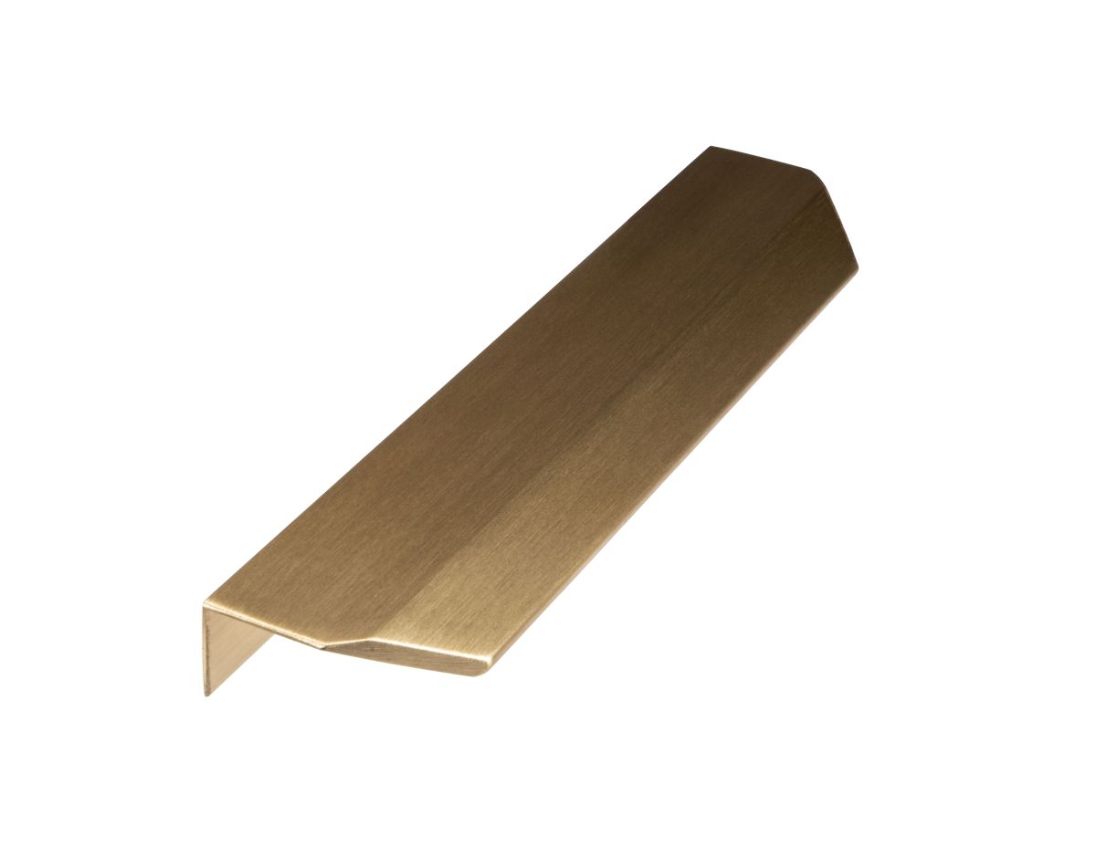 0375128L29-5 Griffleiste VANN aus Aluminium Messing dunkel gebürstet