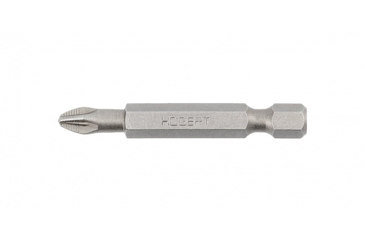 Högert Pozidriv PZ Bits 50 mm aus Stahl, PZ0 - 2 Stück