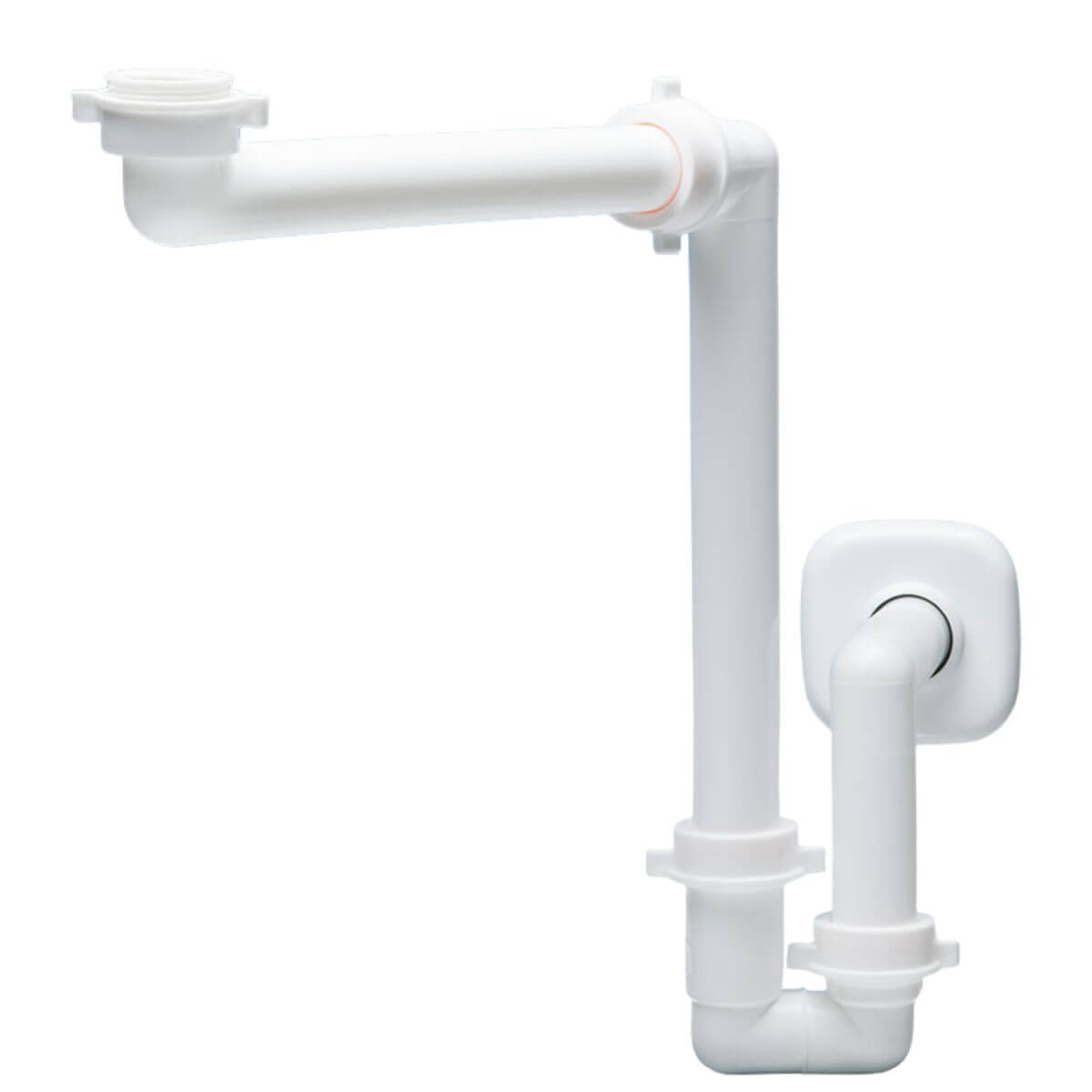 Lira Raumsparsiphon ECO aus Kunststoff weiß, Rohr-Ø 40 mm