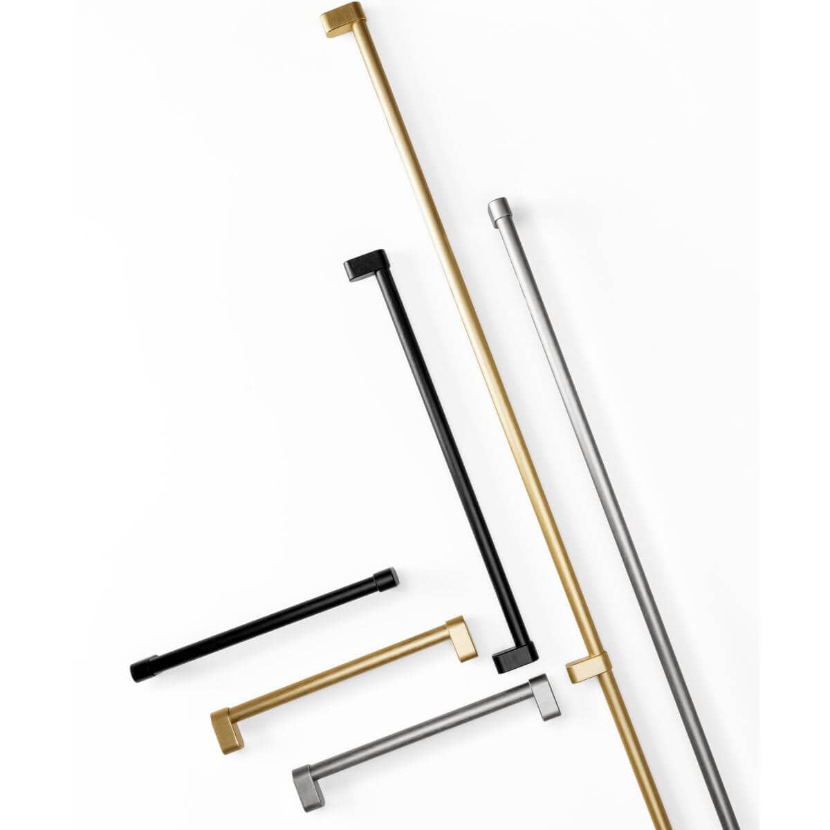 Viefe Möbelgriff LINKK aus Aluminium, Edelstahl-Optik - 160 mm