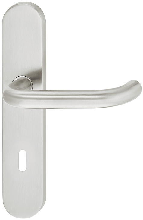 Häfele Door Handle Set LDH 2170 Stainless Steel matte Long Plate