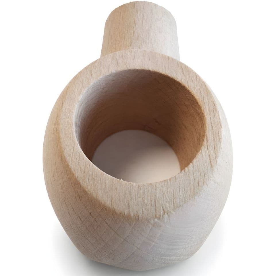 Gedotec Schrankrohr-Mittelträger aus Holz für Ø 28 mm Holzstange