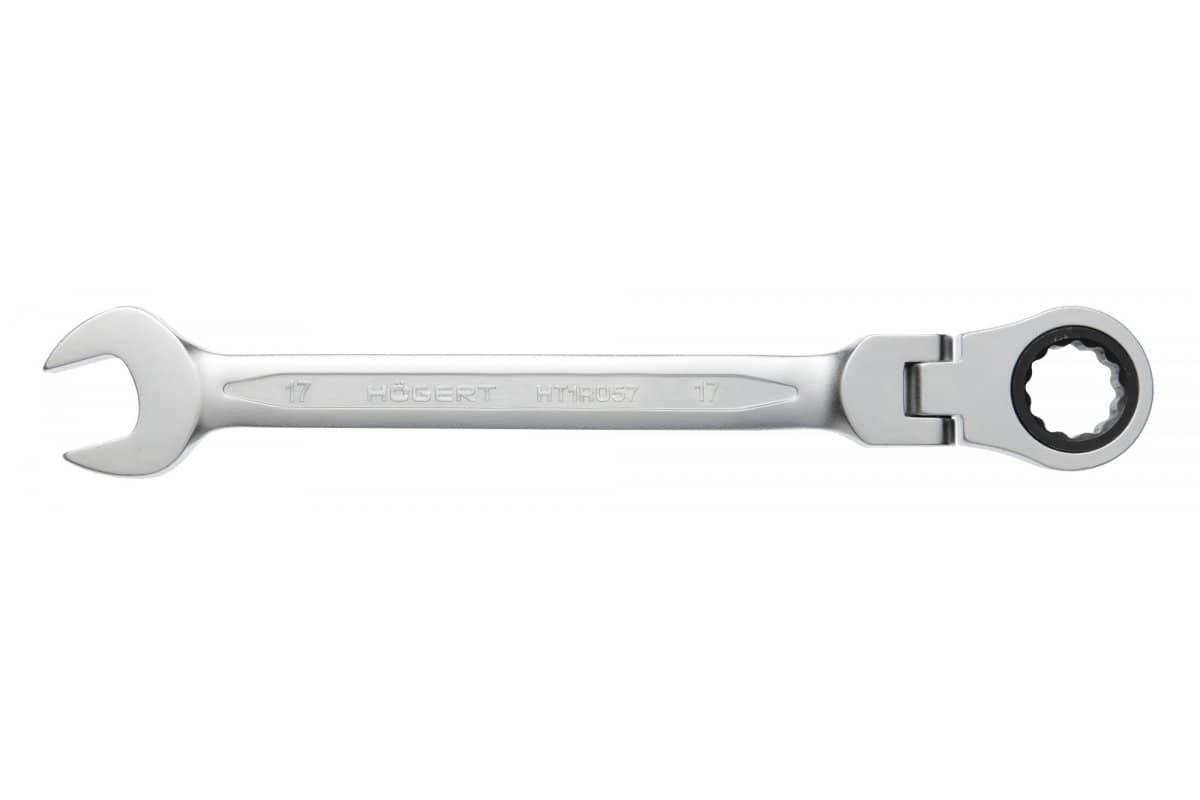 Högert Technik Högert Maul-Ringratschenschlüssel Aus Stahl Mit Gelenk, 13 Mm