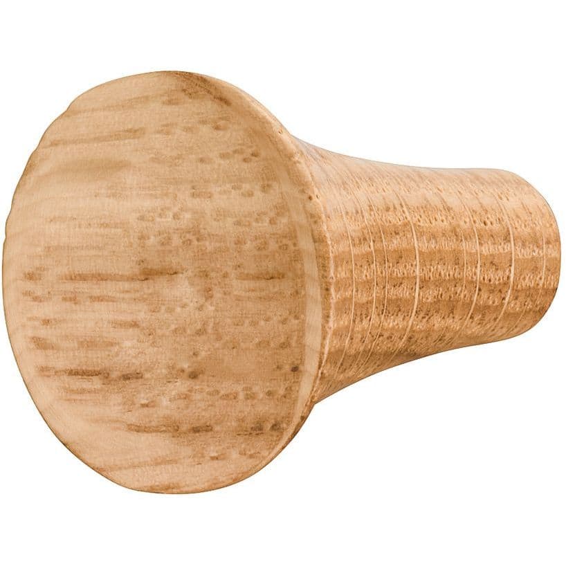 Häfele Möbelknopf H2525 aus Eichenholz, Eiche lackiert 26,7 x 30 mm