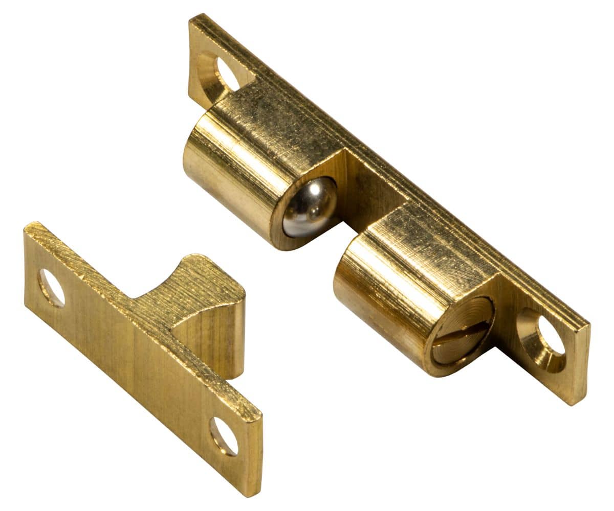 Doppel-Kugelschnapper aus Messing verstellbar blank 60 mm