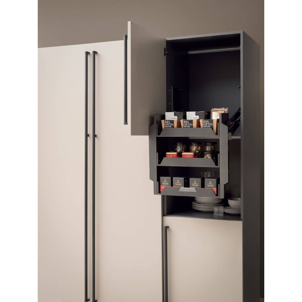 Häfele Oberschranklift UTENSIO ST10 PLUS EASY DOWN, 8 kg Korpusbreite 500 - 600 mm lichte Korpushöhe 462 - 464 mm