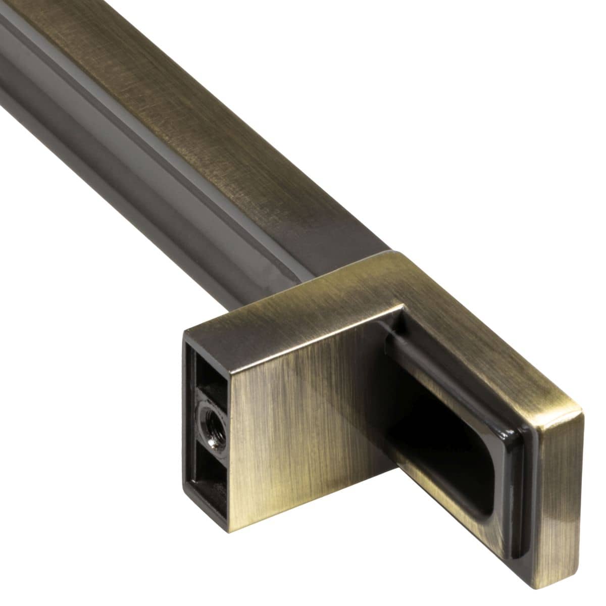 Häfele furniture handle ACCRA metal, BA 160 mm, antique brass brushed