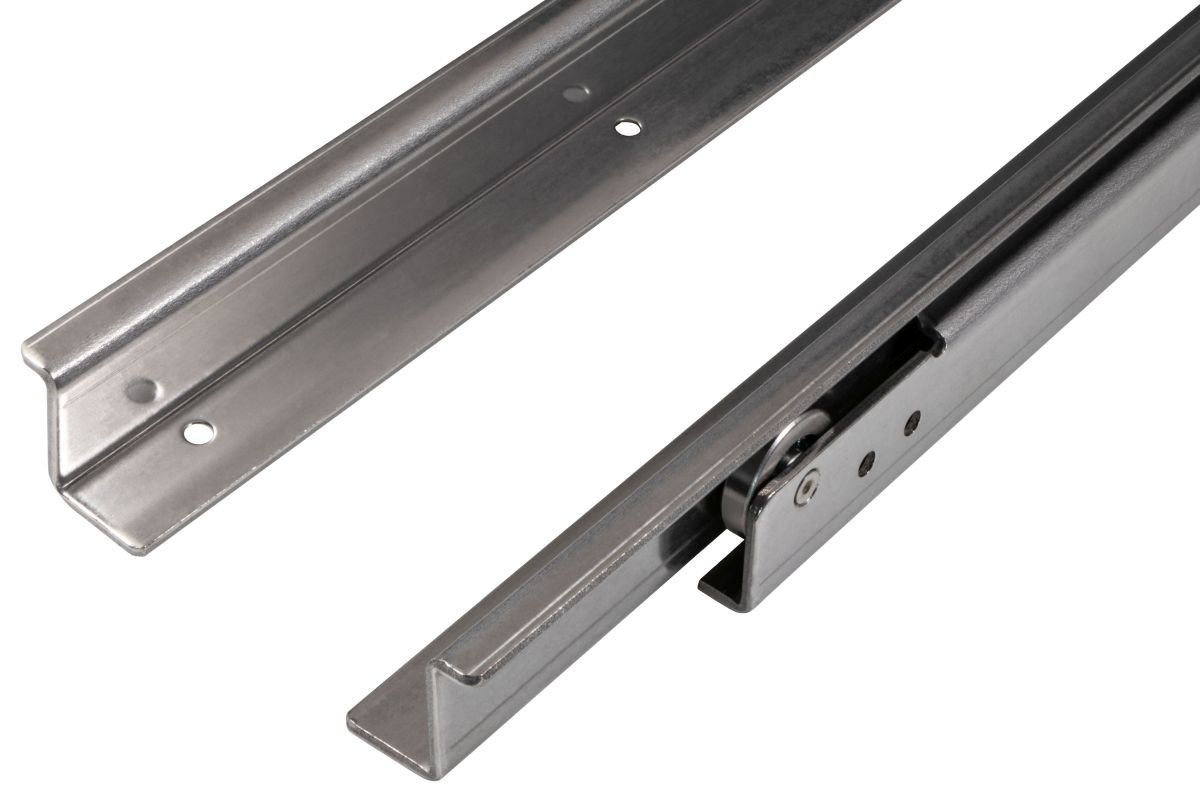 Fulterer Partial Extension FR505 SCC in stainless steel up to 100 kg surface mounting