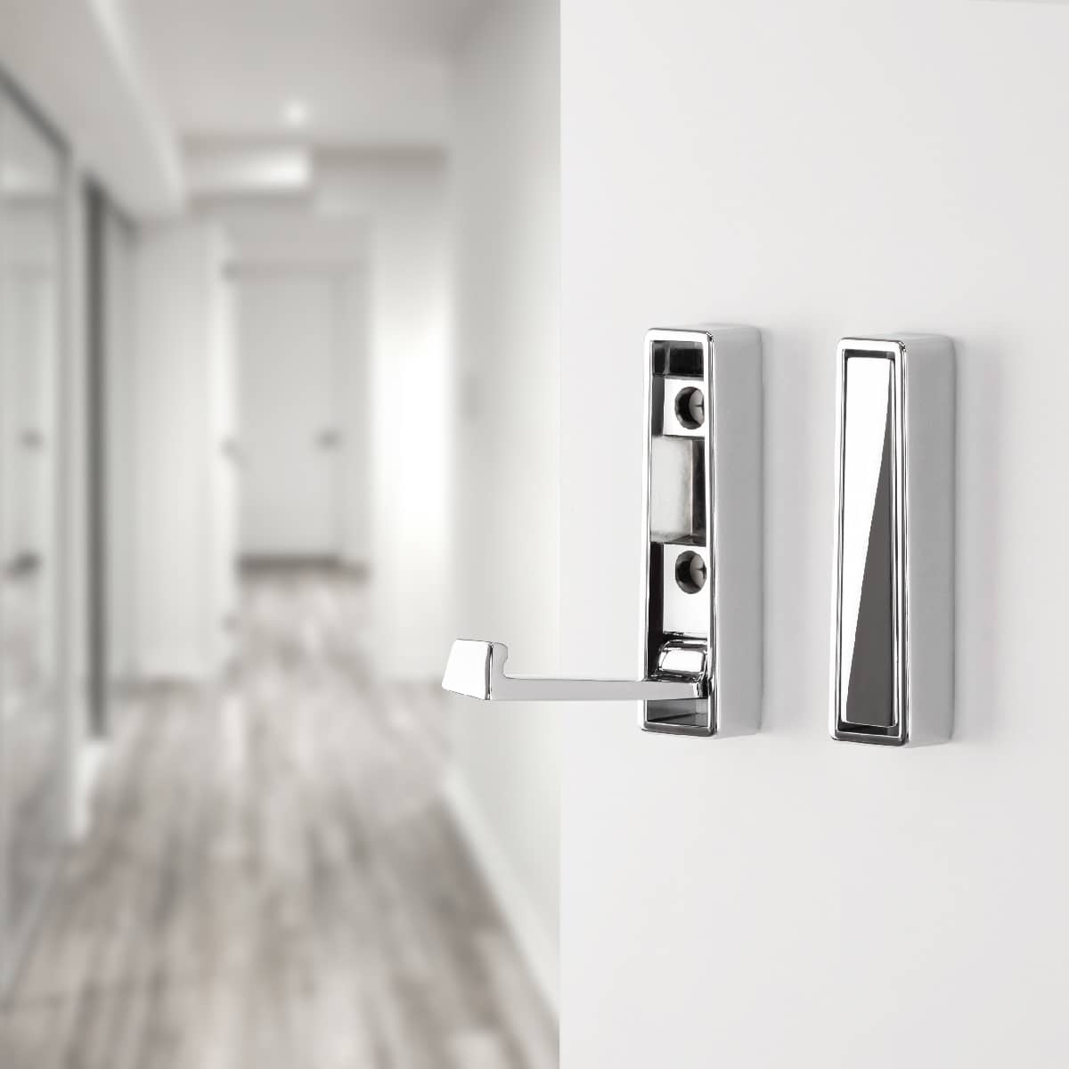 Garderobenhaken Junus Klapphaken 80 x 20 mm klappbar (chrom poliert)