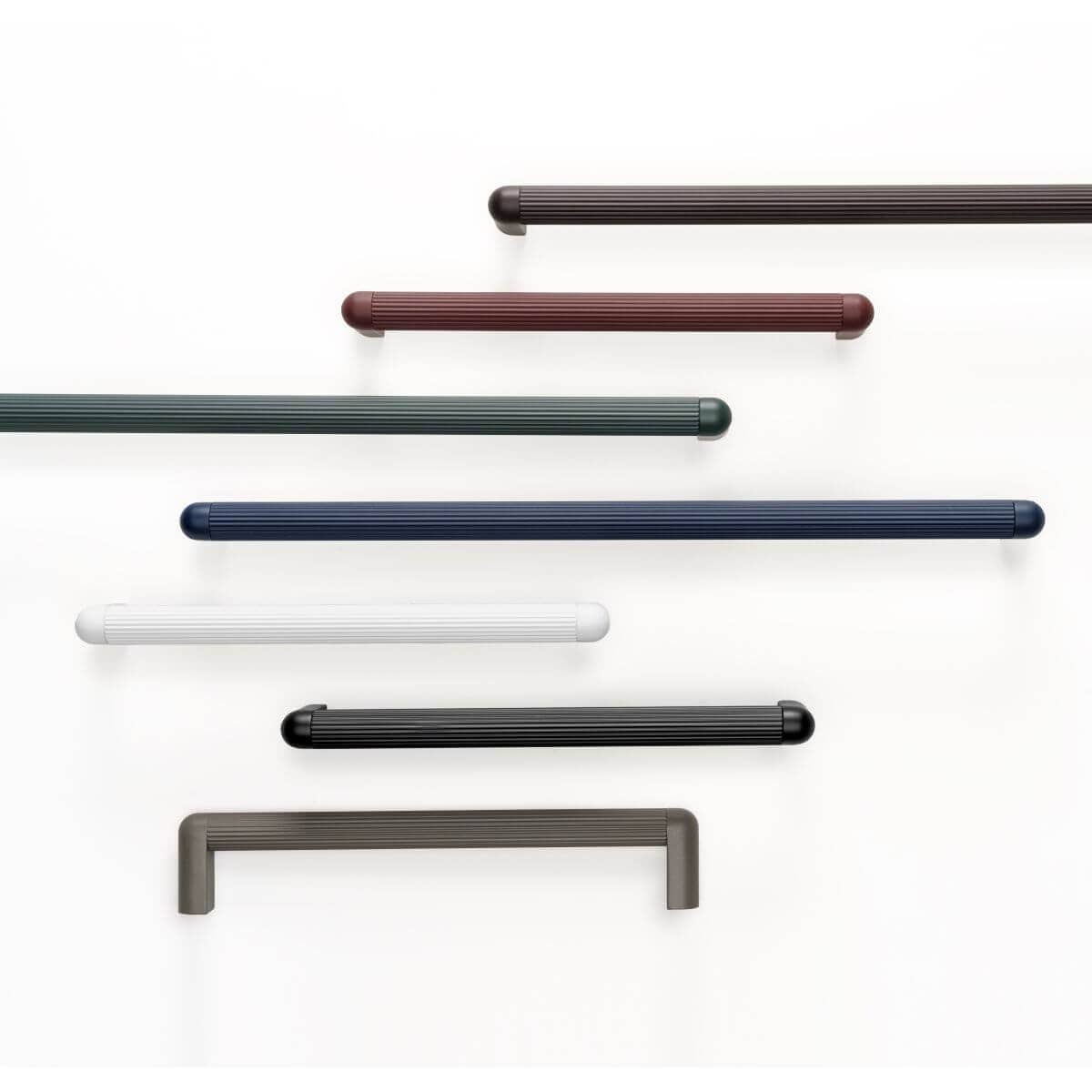 Viefe Möbelgriff RISS MINI aus Aluminium, Weiß matt - 192 mm
