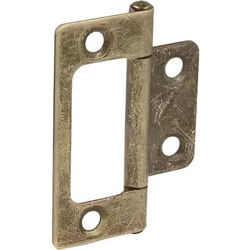 Siso Aufschraubband aus Stahl, 51 x 24 x 1.5 mm Bronze antik