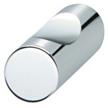 Häfele furniture knob H2013 solid brass, satin chrome