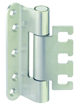 Häfele Startec Object Door Hinge, Size 120 mm - Hinge for VX Reception Element - for Rebated Doors, 20