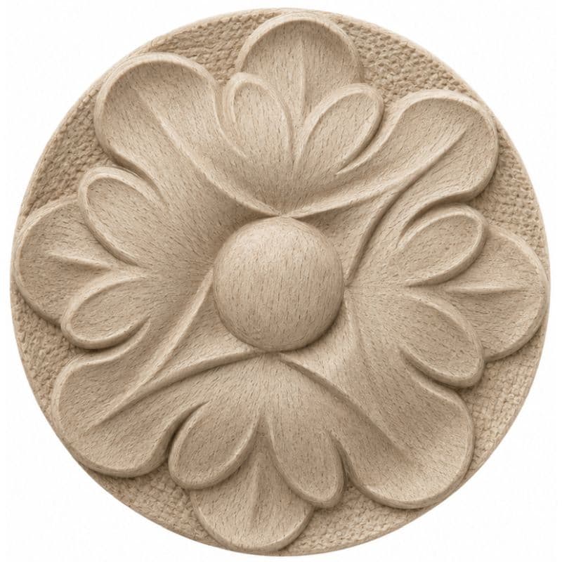 Gedotec Ornamente aus Holzpaste, Modell 864 Maße: 54 mm