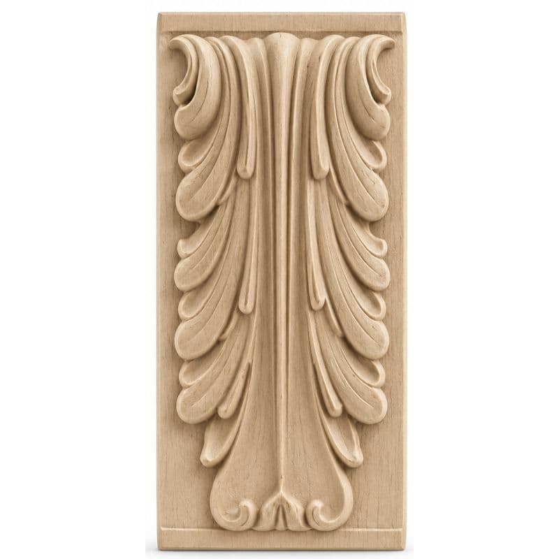 Gedotec Ornamente aus Holzpaste, Modell 38 Maße: 100 x 48 mm