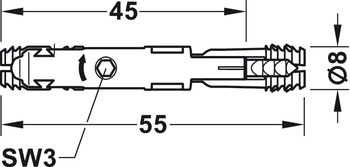 Skizze Spreizverbinder