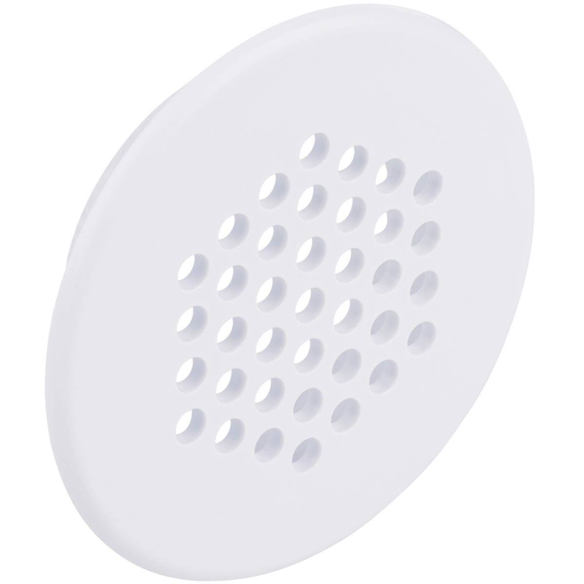 Häfele Grille de ventilation FLOW en plastique blanc rond Ø 48 mm