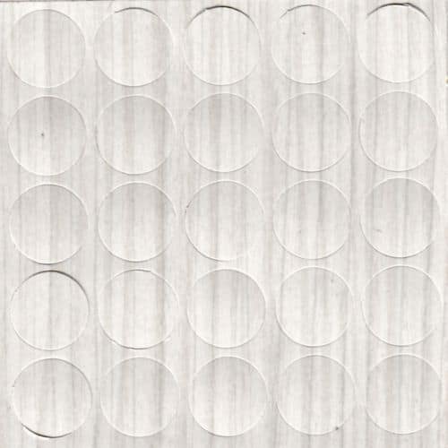 Gedotec Abdeckkappen aus Echtholz oder Kunstharz selbstklebend, 805 - Pure Surfside Esche - Ø 14 mm - 25 Stück