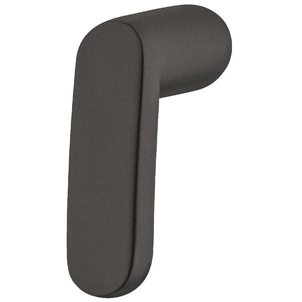 Häfele Möbelknopf H2375 aus Metall, Schwarz matt 37 x 30 mm