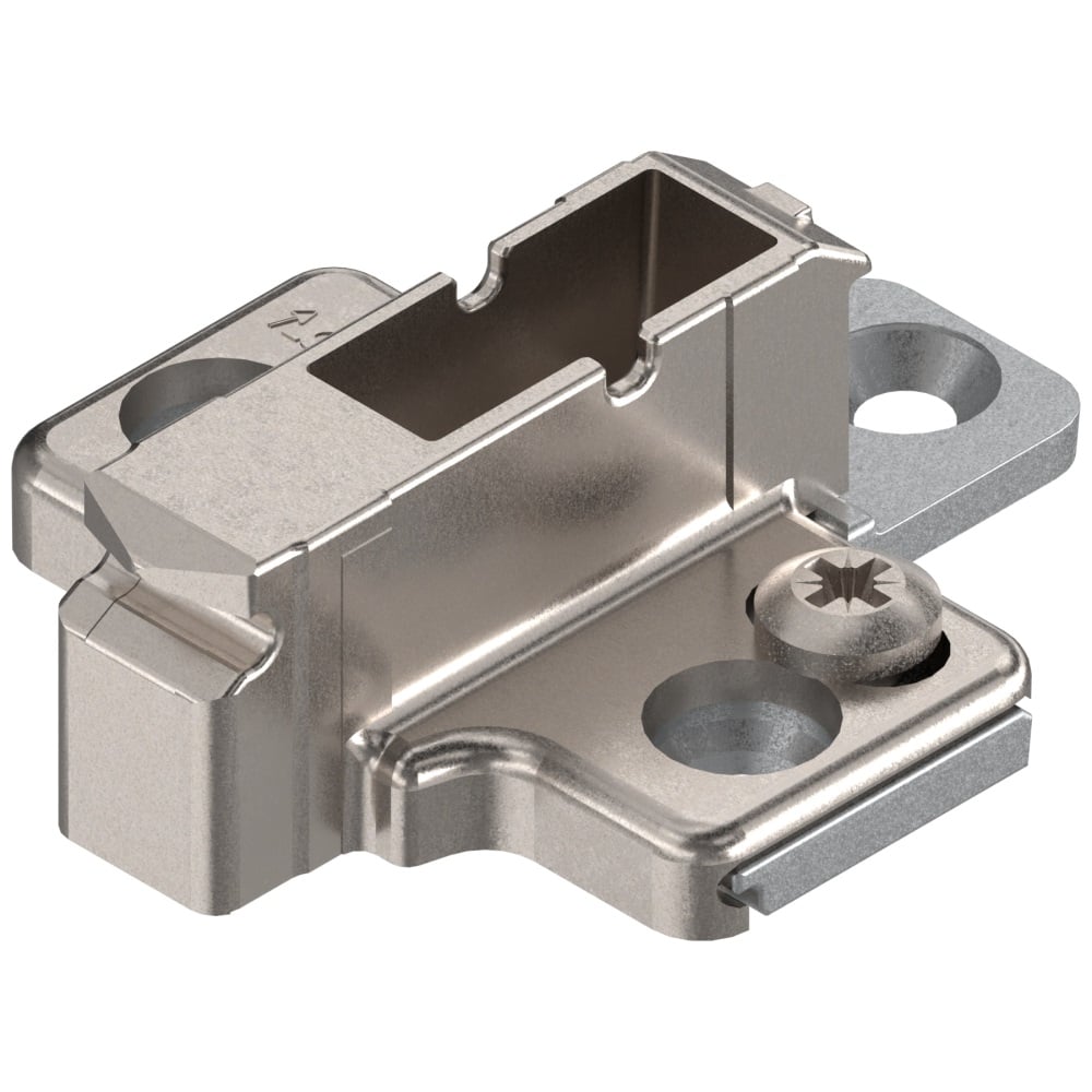 Blum Clip Top Kreuzmontageplatte zum Schrauben, Clip-Montageplatte 9mm