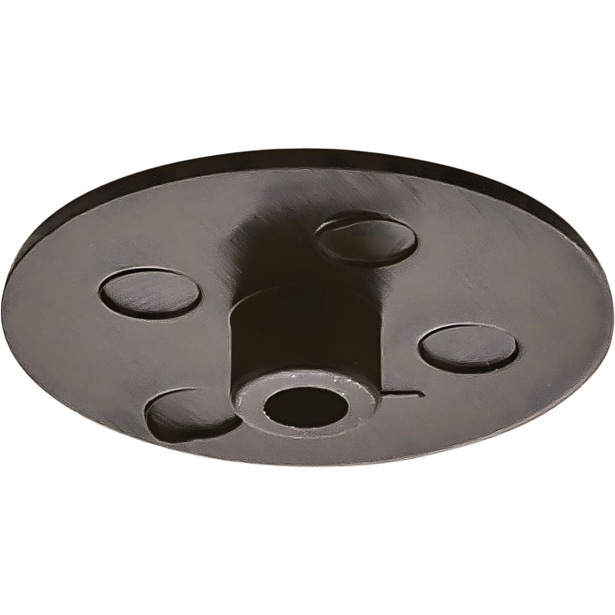 Häfele Cache pour Minifix 15 sans bordure de protection plastique six pans creux SW4, noir - RAL 9005