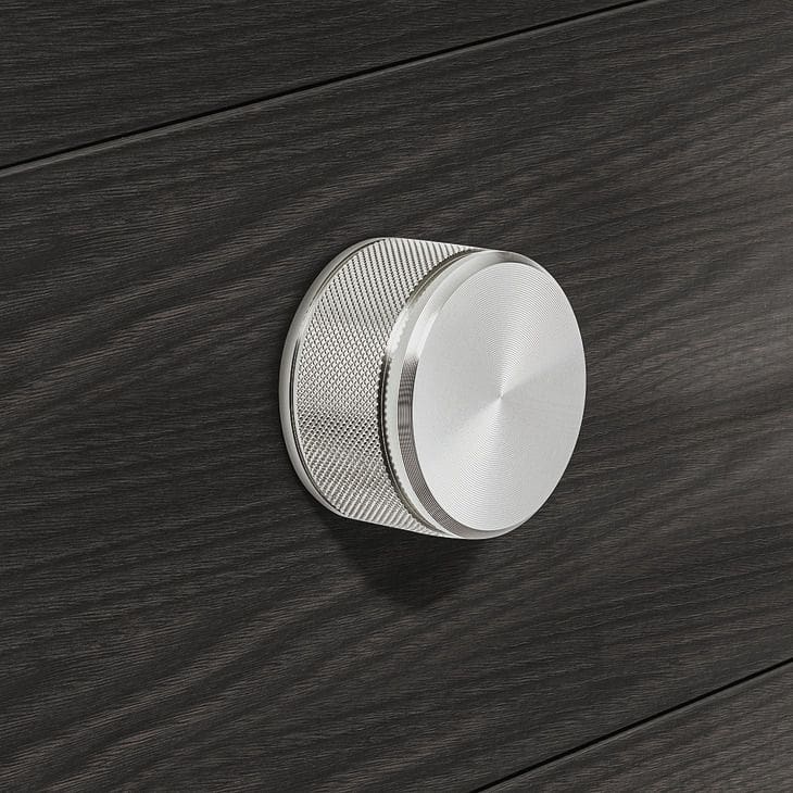 Häfele Möbelknopf H2310 aus Aluminium, Schwarz matt 50 x 30 mm