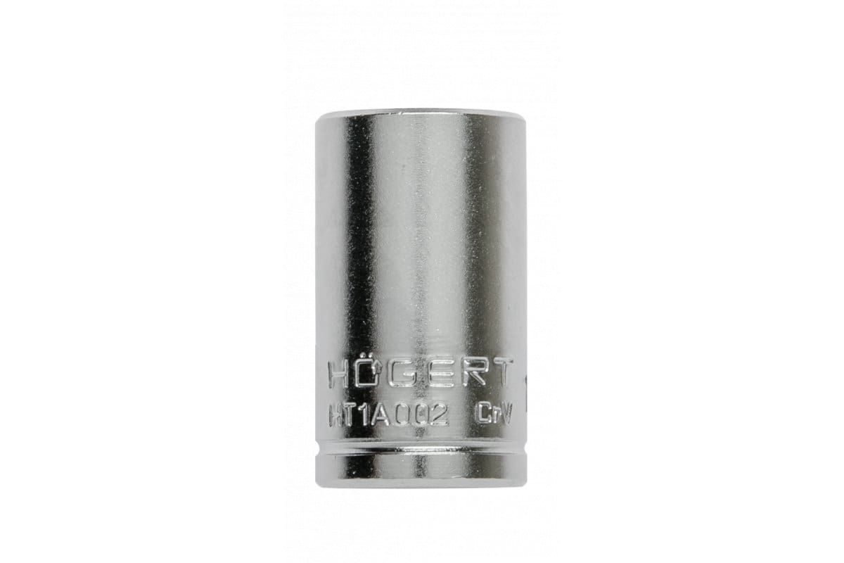 Högert Innensechskant-Nuss aus Stahl 1/4 Zoll DIN 3124 AS-Antrieb, 4 mm