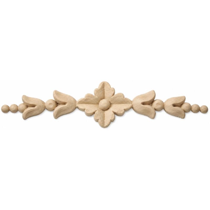Gedotec Ornamente aus Holzpaste, Modell 418 Maße: 98 x 21 mm