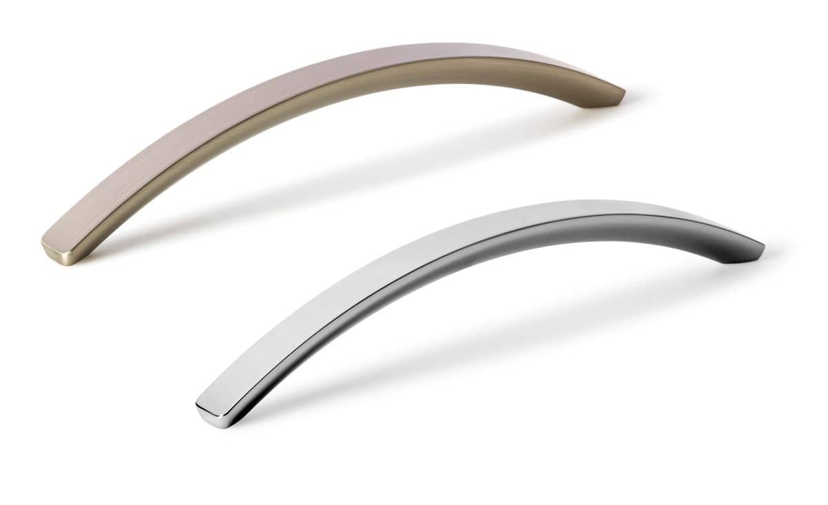 Viefe Tirador de muebles ARCH de metal, cromado pulido - BA 192 mm