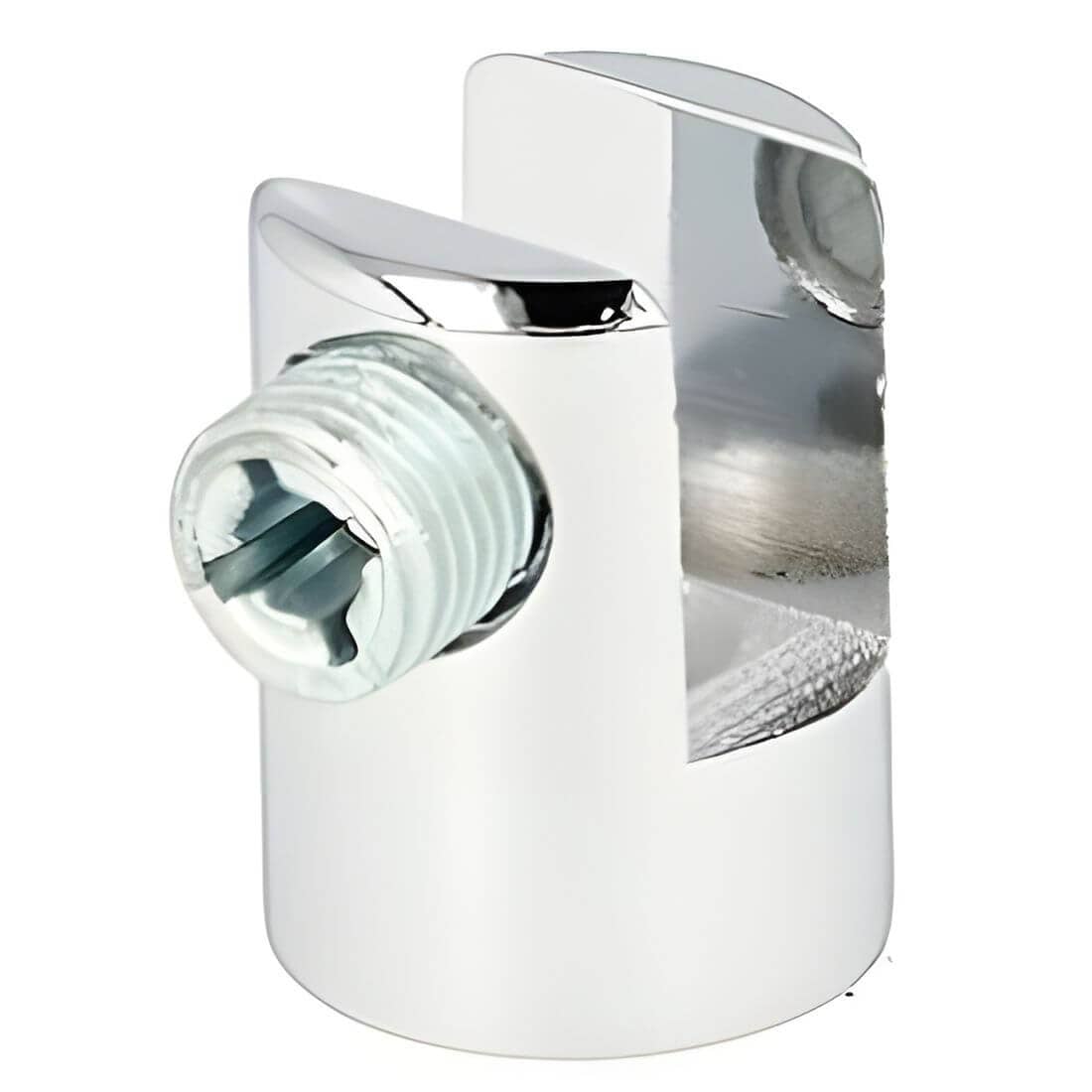 Metalowy uchwyt do półek Siso Ø 20 x 26 mm, chrom polerowany 6–10 mm