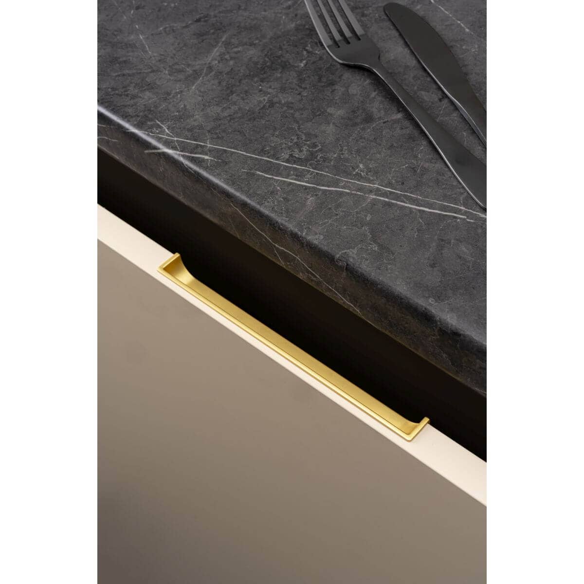 Viefe Muschelgriff HIDE aus Metall, Chrom poliert - 64 mm
