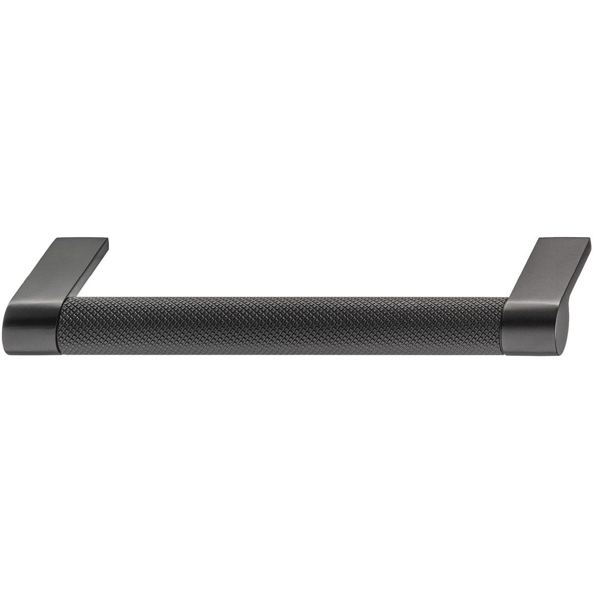 Häfele Möbelgriff H2510 aus Metall, Schwarz matt BA 128 mm