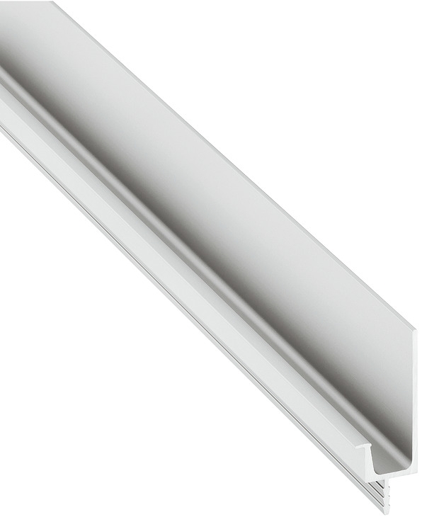 Häfele Profilé de poignée H1828 pour façades optiques sans poignée 2500 mm aluminium