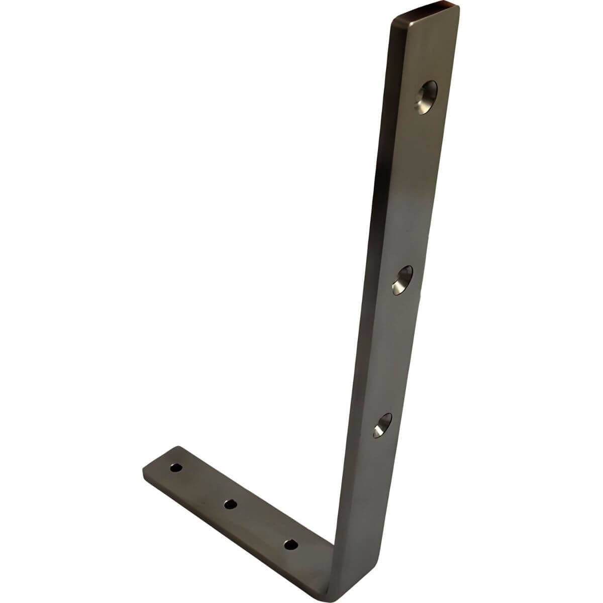 Gedotec Rückenlehnen-Halterung FERRO aus Edelstahl Schwarz, 400 x 200 x 40 x 9 mm