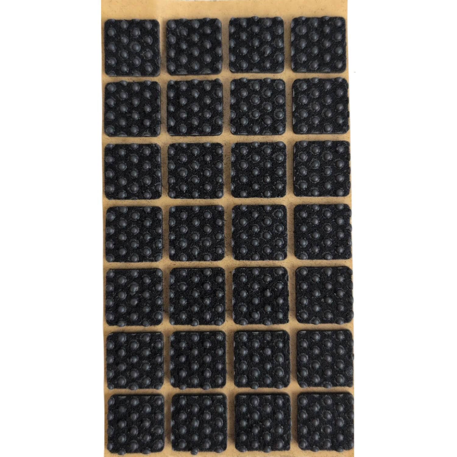 Folmag 28 Stk. Anti-Rutsch Filzgleiter Quadrat 20x20 mm Schwarz