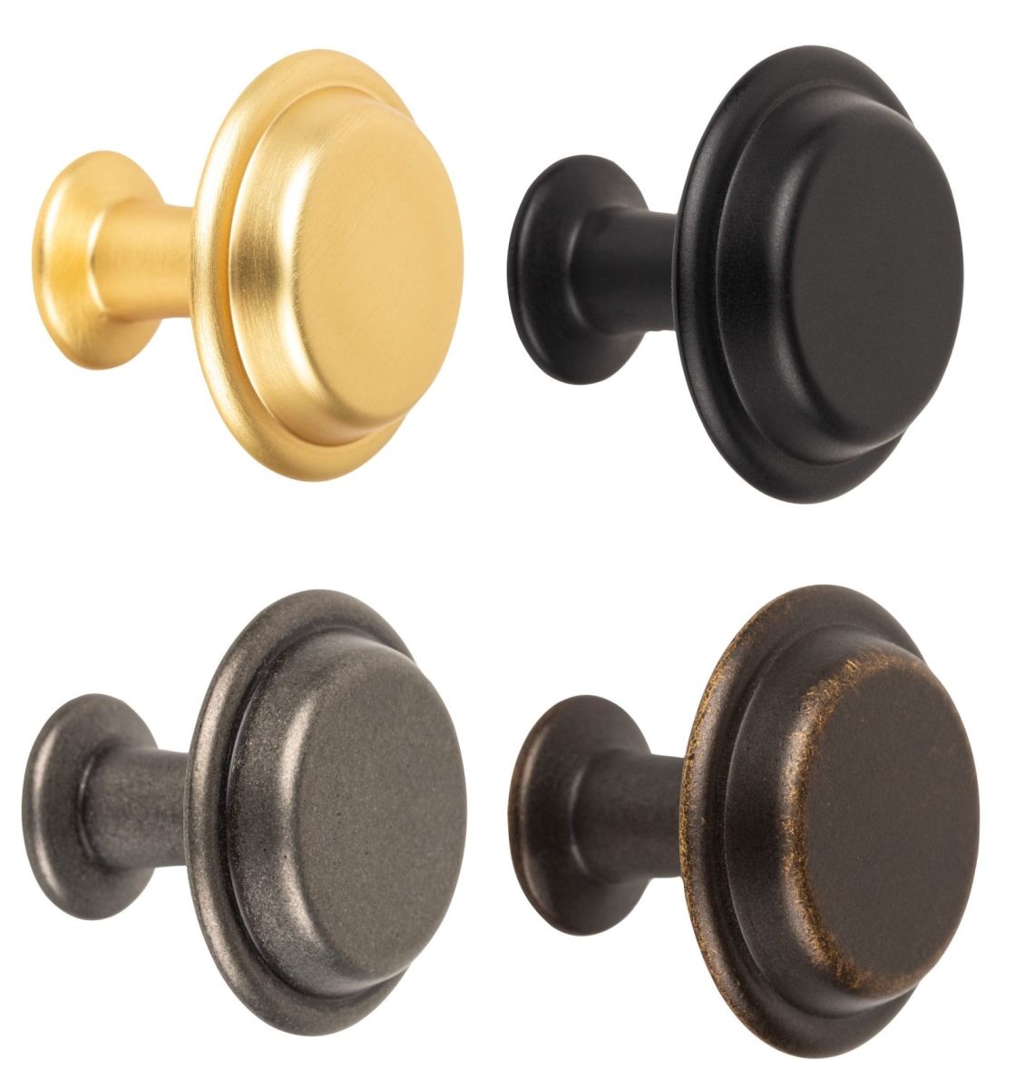 Viefe Möbelknopf LAND aus Metall Ø 40 mm