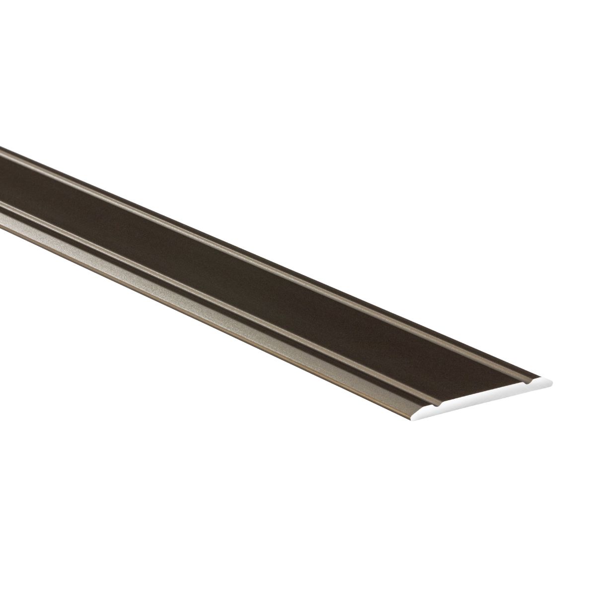 Übergangsprofil aus Aluminium Superflach selbstklebend 30 x 2 mm Bronze