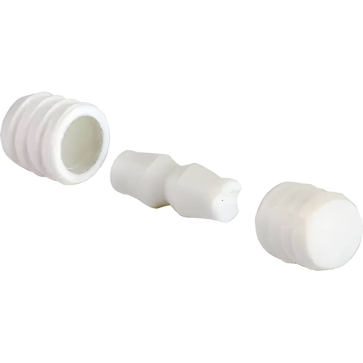 Druckverbinder BONE weiss 10 mm