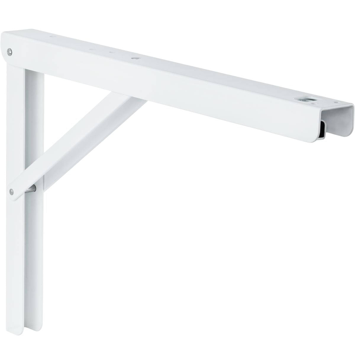 Klappkonsole PROFI LINE aus Stahl weiß