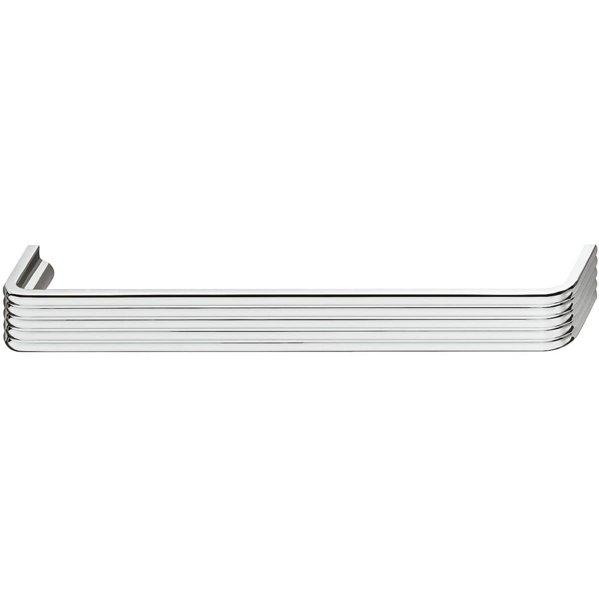 Häfele Möbelgriff H2345 aus Metall, Chrom poliert BA 160 mm