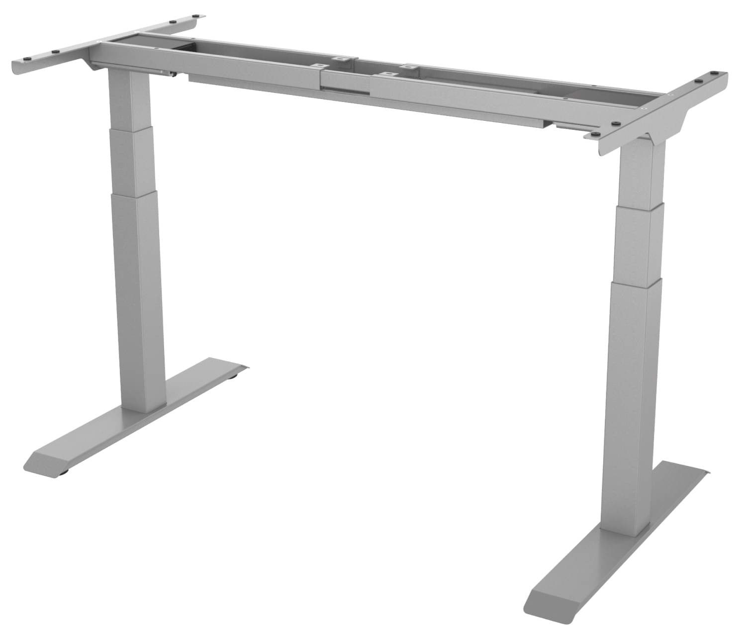Häfele Tischgestell ECONO elektronisch höhenverstellbar 550-1230 mm, Tragkraft 125 kg, Telegrau RAL 7045