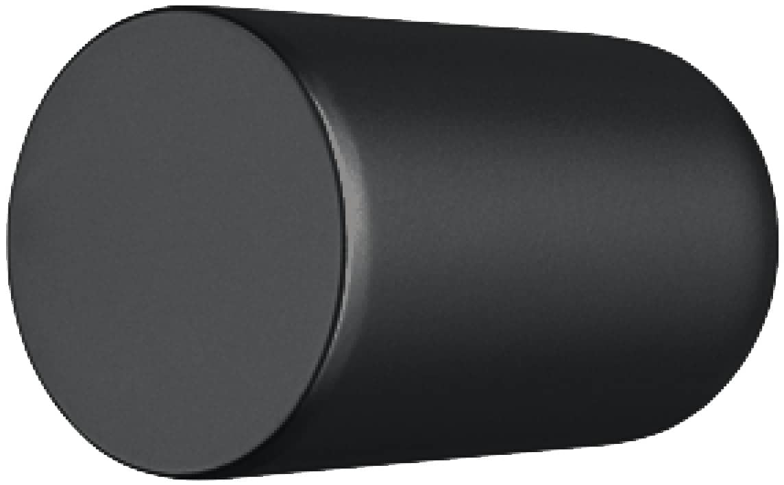 Bouton de meuble Häfele TREND en métal, noir mat - Ø 15 x 24 mm