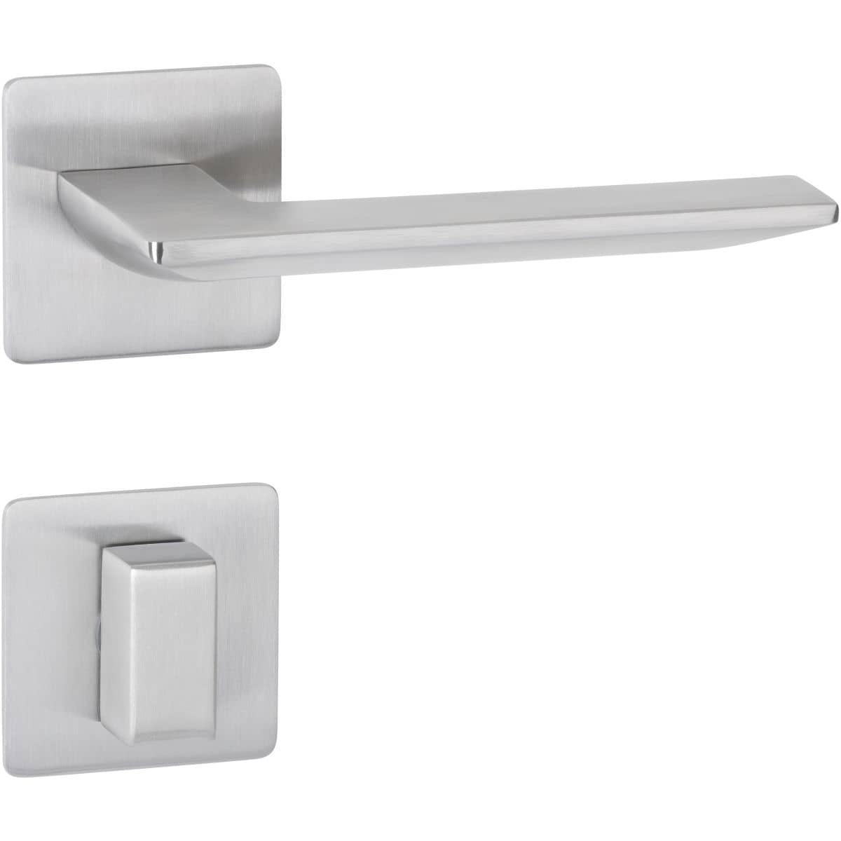 Hermat manilla EDITION de acero inoxidable, WC - baño acero inoxidable mate