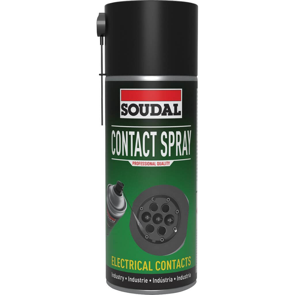 Soudal contact spray & electronics cleaner spray, 400 ml