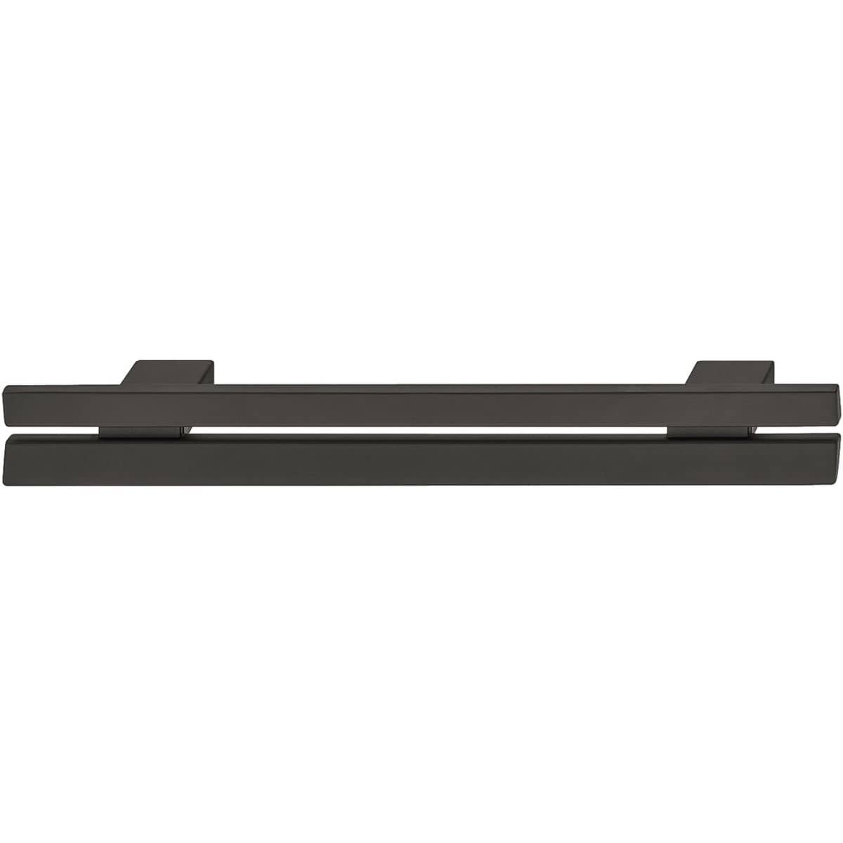 Häfele Möbelgriff H2360 aus Metall, Schwarz matt BA 128 mm